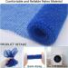 African Exfoliating Net Set - Body Scrubber Sponge for Shower and Bath (Black Blue) - Buy Online on GoSupps.com