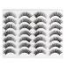 Buy 3D Cat Eye Lashes | 14 Pairs Faux Mink Eyelashes - Reusable Thin Band Perfect for a Glam Look! - Buy Online on GoSupps.com