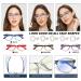 4 Pack Colorful Blue Light Blocking Reading Glasses for Men & Women | Fashionable 2.50 Readers with Spring Hinge - Perfect Gift - Buy Online on GoSupps.com