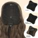 FESHFEN 18 Chestnut Brown Curly Ponytail Extension - Synthetic Drawstring Hairpiece for Women - Buy Online on GoSupps.com