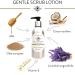 99% Natural Gentle Body Peeling Milk with Honey & Lavender - 150ml | PH 5.5 Ground Olive Stones | Bees of Britain - Support Bee Conservation - Buy Online on GoSupps.com
