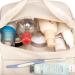 Waterproof Travel Hanging Toiletry Bag & Cosmetic Organizer - Beige | For Women - Buy Online on GoSupps.com