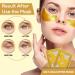 24k Gold Eye Mask - 20 Pairs for Dark Circles, Puffy Eyes, and Eye Bags - Collagen, Hyaluronic Acid, Amino Acids Treatment - Buy Online on GoSupps.com