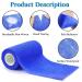 6 Rolls Cohesive Bandage 10cm X 4.5m Vet Wrap For Horses Self Adherent Vet Wrap & Pet Wrap Blue Dog Bandages Football Sock Wrap & Shin Guard Tape For Wrist & Ankle Sprains Swelling & Compression - Buy Online on GoSupps.com
