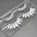 White False Eyelashes Cosplay Halloween White Lashes Extension Tools Reusable Natural Looking Anime Makeup Masquerade Party White 2 Pairs(Upper&Bottom)