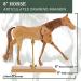 U.S. Art Supply Wooden 8-inch Horse Artist Manikin - Articulated Drawing Mannequin - Buy Online on GoSupps.com