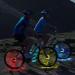 TINANA Rechargeable Bike Wheel Hub Lights - Waterproof LED Spoke Lights for Bicycle Safety - 7 Color Decorative Lights for Night Riding - 2 Pack - Buy Online on GoSupps.com
