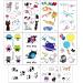 Konsait 300+ Temporary Tattoos for Kids - Animal Fruit Butterfly Monster Fairy Unicorn Panda Whale Theme - Birthday Party Favors for Boys and Girls - Buy Online on GoSupps.com