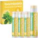 8-Pack Lip Balm Set by Bambalo Includes 4 USDA Organic Flavors & 4 SPF 15 Peppermint Balms Hydrating & Protecting Lip Care Natural Ingredients For Men and Women - Buy Online on GoSupps.com
