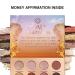Buy Makeup Eyeshadow Palette Money Mantra - 12 Blendable Shades High Pigment Matte & Glitter Finishes - International Shipping Available - Buy Online on GoSupps.com
