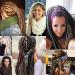 Double Ended 24 Inch 10 Strands Blonde Dreadlock Extensions | Synthetic Crochet Dreads M27/613 Brown to Bleach Blonde - Buy Online on GoSupps.com