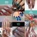 Soft Gel X False Nail Tips Kit - 360PCS Medium Almond Square & Short Ballerina - Pre-shaped Half Matte Acrylics for DIY Manicure & Salon Use - 12 Sizes | BlueZOO - Buy Online on GoSupps.com