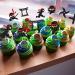 Gyufise 24Pcs Ninja Cupcake Toppers Glitter Martial Arts Karate Kung Fu Warriors Cupcake Picks for Ninja Theme Baby Shower Kids Birthday Party Cake Decorations Supplies Multi Glitter - Buy Online on GoSupps.com