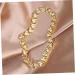 VALICLUD Girlfriend Gift 3pcs Heart Shaped Bracelet Gold Plated Jewelry Copper Bracelets Heart Shaped Chain Accessories Miss Simple Girlfriend Gifts - Buy Online on GoSupps.com