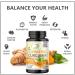 Pure Turmeric Curcumin 1000 mg Black Pepper Extract 95% CURCUMINOIDS Non GMO Increased Absorption Gluten Free 500mg 60 Veggie Capsules - Buy Online on GoSupps.com