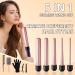 Premium Curling Iron Set with 5 Interchangeable Barrels & Hair Brush - Perfect Gift for Women | Ceramic Tourmaline Curling Wand for Salon-Worthy Waves - Buy Online on GoSupps.com