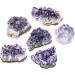 Amethyst Crystal Geode Cluster - Raw Quartz Healing Crystals for Meditation and Reiki Healing- 80-150g - Buy Online on GoSupps.com