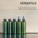 10 x 100ml Recycled Plastic Travel Spray Bottles - Refillable BPA-Free Transparent Cosmetic Containers for Liquids & Toiletries - Buy Online on GoSupps.com