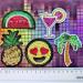 Qingxi Charm 32pcs Sequins Embroidered Patches - DIY Craft Embellishments for Clothes, Hats, Shoes - Assorted Styles - Buy Online on GoSupps.com