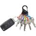 Nite Ize Keyrack Carabiner Key Chain - Black/Bright Colors - Buy Online on GoSupps.com