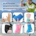 PHYTOP 10cm x 4.5m Cohesive Bandage Vet Wrap - Elastic Self Adhesive Tape for Wrist & Ankle Protection (Blue) - Buy Online on GoSupps.com