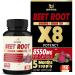 Beet Root Extract Capsules 8550mg - 5 Months Supply - Red Spinach, Green Tea, Ginseng, Black Pepper - Supports Heart Health, Digestive, Immune System