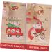 HOLIDYOYO 1 Set Xmas Advent Calendar Bags Xmas Candy Pouch Santa Bags Holiday Party Favor Rope As Shown 18.00X9.00X1.00CM - Buy Online on GoSupps.com