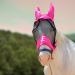 Xe horse-fly mask with ears-breathable network horse mask for UV protection and horse flying standard-racing-rosa horse-fly mask (COB M) COB (m) pink