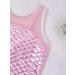 Hedmy Kids Girls Sleeveless Leopard Dance Leotard and Shorts Outfit - Light Pink, Size 8 Years - Buy Online on GoSupps.com