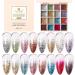 16 Colors Glitter Gel Nail Polish Solid Gel Polish Shiny Black Silver Pink Blue Purple Gel Polish Kit UV LED Soak Off Nail Gel - (Color: 6) - Buy Online on GoSupps.com