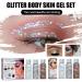 Eye Sequin - Sequin Gel Set with 5 Colors | Makeup Sequin Eyeshadow Liquid Stage Makeup Face Body Set Body Gel for Girls Women Ladies Frifer Suit - Buy Online on GoSupps.com