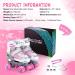 Kuxuan Saya Roller Skates for Kids | Adjustable with Light-Up Wheels | Pink & Gray | Small (10-13 US) - Buy Online on GoSupps.com