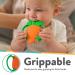 Nuby Veggie Teether - Soft BPA-Free Baby Teething Toy for Teething Relief - Carrot (3+ Months) - Buy Online on GoSupps.com