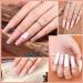 Morovan Poly Gel Nail Kit with UV Lamp - Professional Starter Kit for Beginners | Nail Art Supplies with UV Light | DIY Salon Quality Results - Buy Online on GoSupps.com