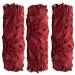 (Pack of 3)-Yerbero - Premium 4 Inches Long Dragon's Blood Sage. 3 Hand Tied Bundles Dragon Blood Smudging Kit for Home Negative Energy Cleansing, Meditation. Purifying Ceremonial Ritual.