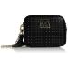 Chelsea + Cole for Itzy Ritzy Crossbody Diaper Bag - Includes 6 Pockets, Changing Pad & Tassel Black with Sweetheart Print