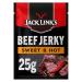 Jack Link's Beef Jerky Sweet & Hot - 12 Pack (12 x 25g) | High Protein Dried Meat Snack - International Shipping Available - Buy Online on GoSupps.com