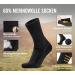Forvo Merino Hiking Socks - 3 Pairs for Men & Women | 60% Wool Thermo Winter Socks | Outdoor Trekking Sports Socks 43-46 - Dark Gray - Buy Online on GoSupps.com