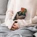 Birds Flowers Hot Water Bottle with Plush Cover | Hand Warmer for Adults & Children - 26.5x15.3cm - International Shipping Available - Buy Online on GoSupps.com