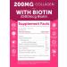 Collagen Gummies for Women and Men with Biotin, Zinc, Vitamin C & E - Anti Aging, Hair Growth, Skin Care & Nail Strength - 60 Count Non-GMO & Gluten-Free - Buy Online on GoSupps.com