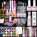 Saviland Acrylic Nail Kit for Beginners - Strong Adhesive | Practice Acrylic Set | 3 Colors Acrylic Powder and Liquid Set | Practice Fingers | Acrylic Primer&Top Coat | Nail Forms | DIY Acrylic Nails