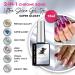 Shop Chrome Mirror Top Coat & Nail Powder - Create Stunning Chrome Effects in 15 Seconds | International Shipping Available - Buy Online on GoSupps.com