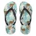 Mnsruu Winter Animal Deer Tree Snow Flip Flops Flip Sandals Home Slippers Hotel Spa Bedroom Travel XXL for Men Women