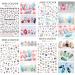 Kalolary 840+ Pattern Animals Nail Stickers | Self-Adhesive Nail Art for Girls | DIY Decorations for Kids' Birthdays - Buy Online on GoSupps.com