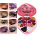  Ecoticfate Makeup Palette Kit | Heart Shape Eyeshadow Palette Kit - Cosmetic Makeup Kit 28 Colors Full Eye Shadow Makeup Kit with Ecoticfate Mirror - Buy Online on GoSupps.com