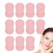 Neamou Face Cleansing Brush Deep Cleaning Face Scrubbing Silicone Brush - Manual Massaging Face Scrubber with Soft Bristles for Camping Travelling Pink