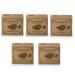 Olive Oil Soap Bar - Handmade 100% Pure Natural & Vegan (5 Bars) 5.7 Ounce (Pack of 5)