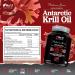 Antarctic Krill Oil 2000mg - 150 High Strength Softgel Capsules - Omega 3 EPA & DHA Supplement with Astaxanthin - Marine Phospholipids - Fish Oil Alternative - Buy Online on GoSupps.com