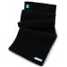 FACESOFT Sweat Towel - Super Soft and Absorbent - Black - Eco-Friendly 100% Cotton 38x10 inches 10 x 38 in Black