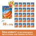 FRAIX Pack of 50 peach powder drinks (50 x 100 g) - Instant fruit powder with peach flavor - Perfect fruit powder for on the go birthday parties - Buy Online on GoSupps.com